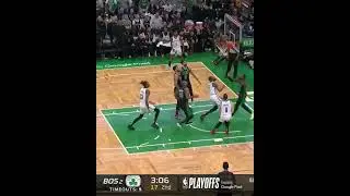 This sequence to put the Celtics ahead 😮 #insane crowd reaction. #nba, #shorts