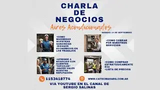 Charla de negocios, ¡gana mucho dinero! DOMINGO 15/09