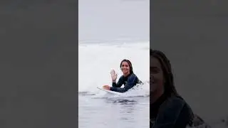 Caroline Marks warming up at Trestles before the WSL finals waiting period kicks off this Friday🐊