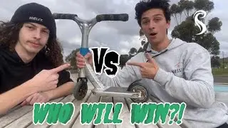 Game of MINI SCOOT - Dylan VS Joshua