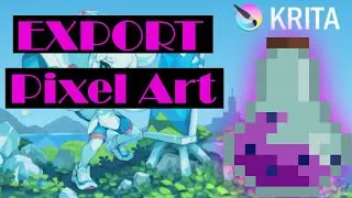 How to Export YOUR Pixel Art in Krita