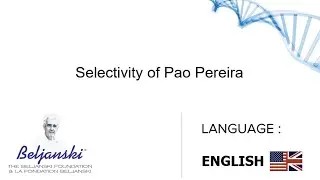 Selectivity of Pao Pereira