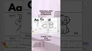 Personalized Preschool Workbook | Canva Design
