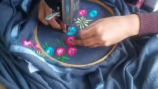 Designer Suits At Home, Machine Embroidery design. @JyotpalkaurJoga