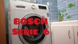 Стиральная машина BOSCH Serie 6. Честный обзор на личном опыте