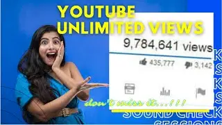 Youtube unlimited views don't miss it