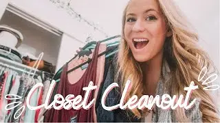 Closet Cleanout and Declutter With Me | KonMari Method | 2021 organization