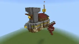 Minecraft How To Make Flying Fortress From CoC (With İtem List)
