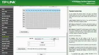 UD1107 Parental control TpLink AC750 Access Control IMRTD FPB2 IES Monterroso