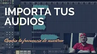 How to Import Audio into Reaper - Change Sample Rate - Spanish Tutorial - Real Hits