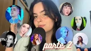 ASMR IMITANDO INTROS DE YOUTUBERS DE ASMR PARTE 2