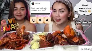 SEAFOOD MUKBANG (Q&A) GIVEAWAYS MECHANIC’S