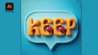 Adobe illustrator Tutorials for beginners / How to Make Text Effect with the help of Adobe Firefly