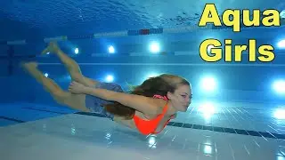 Hot Pants Girl Underwater