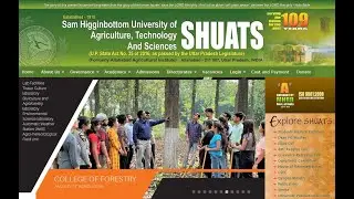 SHUATS / Sam Higginbottom University of Agriculture, Technology and Sciences Degree Kese Apply Kare