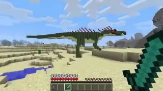 Minecraft Моды  Динозавры! Милые динозавры!