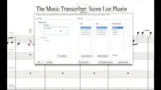 The Music Transcriber: The Music Transcriber Score Log Tutorial 1