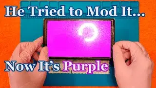 Ruined Switch OLED: Fixing the Purple Screen & Right Joy-Con Issue