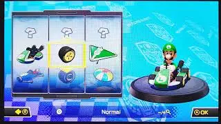Mario Kart 8 Deluxe as Luigi Actual Gameplay