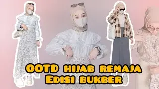 OOTD hijab remaja edisi bukber|ootd cewek hijab❕ Link shopee di deskripsi box