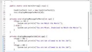 Java Conditional Statements, If Else, Switch Case