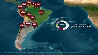 South America Population - Map Animation Geo Layers