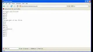 PHP: Strings