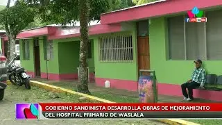 Gobierno Sandinista desarrolla obras de mejoramiento del Hospital Primario de Waslala