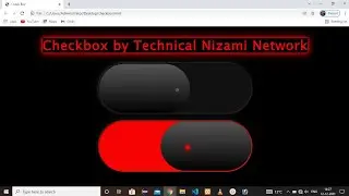 Check Box Design Using Html, CSS | Nizami Coding.