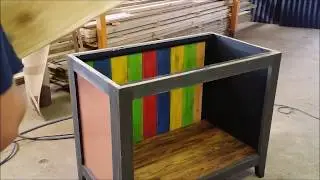 Copper sides storage cabinet build.