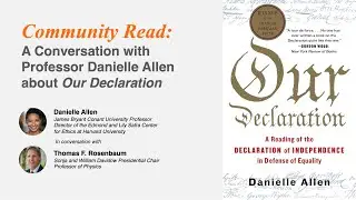Community Read With 2023 Commencement Speaker Danielle Allen