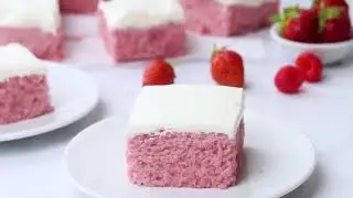 2 Ingredient No Bake Berry Cloud Cake