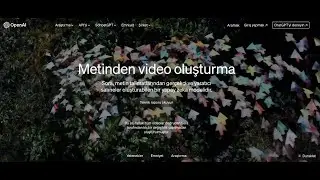 Sora: Yapay Zeka Dünyasında Yeni Bir Çığır Açıyor!