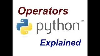 Operators in Python