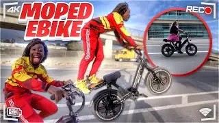 We Turn The Himiway Moped EBike Into A Wheelie Machine