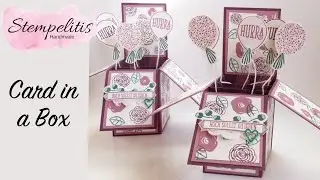 Card in a Box mit Stampin' Up! Produkten | Anleitung von Stempelitis