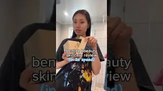 benton korean skincare review (2x speed!) #shorts