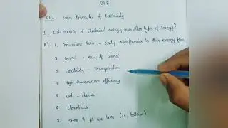 1. list merits of electrical energy over the types of energy?