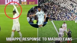 Mbappe Reaction after Getting Boo By Own Real Madrid Fans