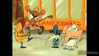 Camp Lazlo Where's Lazlo? - Clam kicks Scout Master Lumpus