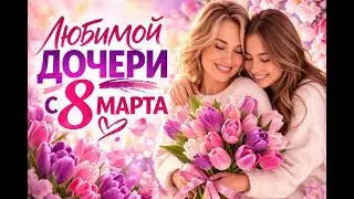 Любимой дочке с 8 Марта 💖 Красивая песня поздравление для дочки