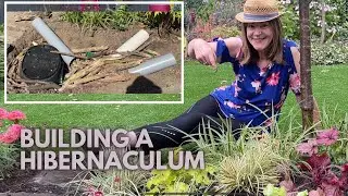 Building A HIBERNACULUM - 🐸 A Secret Underground Wildlife Haven