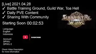 Relax Time: 3* Battle Training Ground 1-20, Guild Battle and more, Summoners War