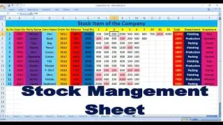 Stock Management #itemStock #Excel #MSExcel #Careerpointces #viralvideo #ItemName #ExcelTutorial