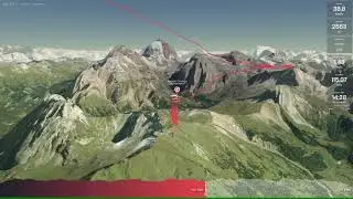 XC Paragliding Dolomites Col Rodella 2018 -  Flying in Trance