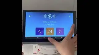 Amplificador De Parede Touch Screen Wifi Som 2 Ambientes 10'