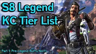 Legend Tier List of Apex Legends Season 8 | Part 1 of 2