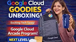 Google Cloud Goodies Unboxing || Google Cloud Arcade Rewards | Cloud Journey