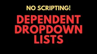 Effortless Dynamic Dependent Dropdowns Trick in Google Sheets! No Scripting Required!