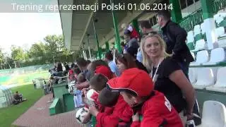 Trening reprezentacji Polski 01.06.2014